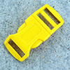 click buckle yellow, 20mm, 1 pc.