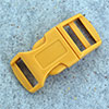 click buckle golden yellow, 20mm, 1 pc.