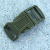 click buckle olive green, 20mm, 1 pc.