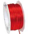 Satinkordel rot, 2mm - Plus, 50m Rolle